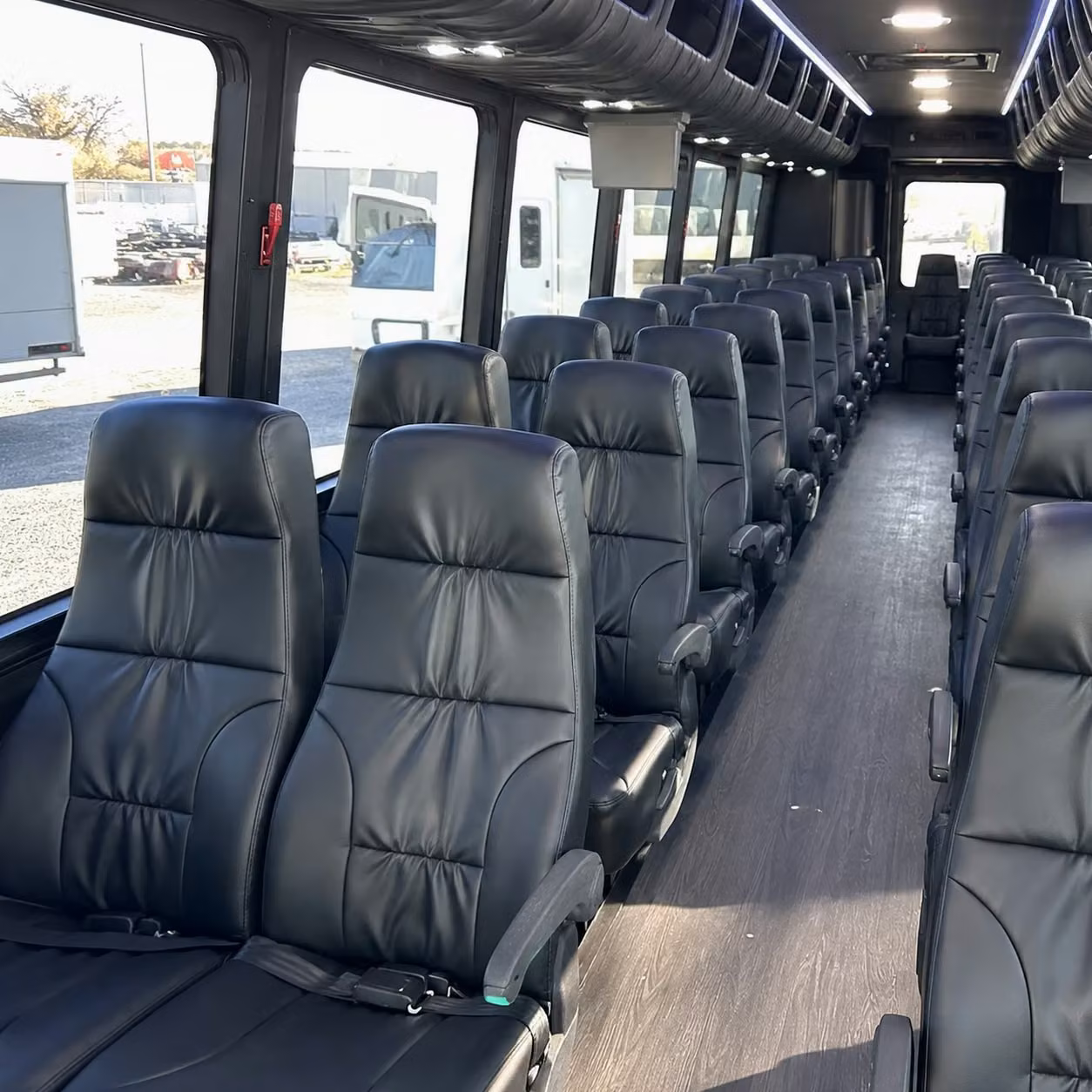 30 passenger minibus inside