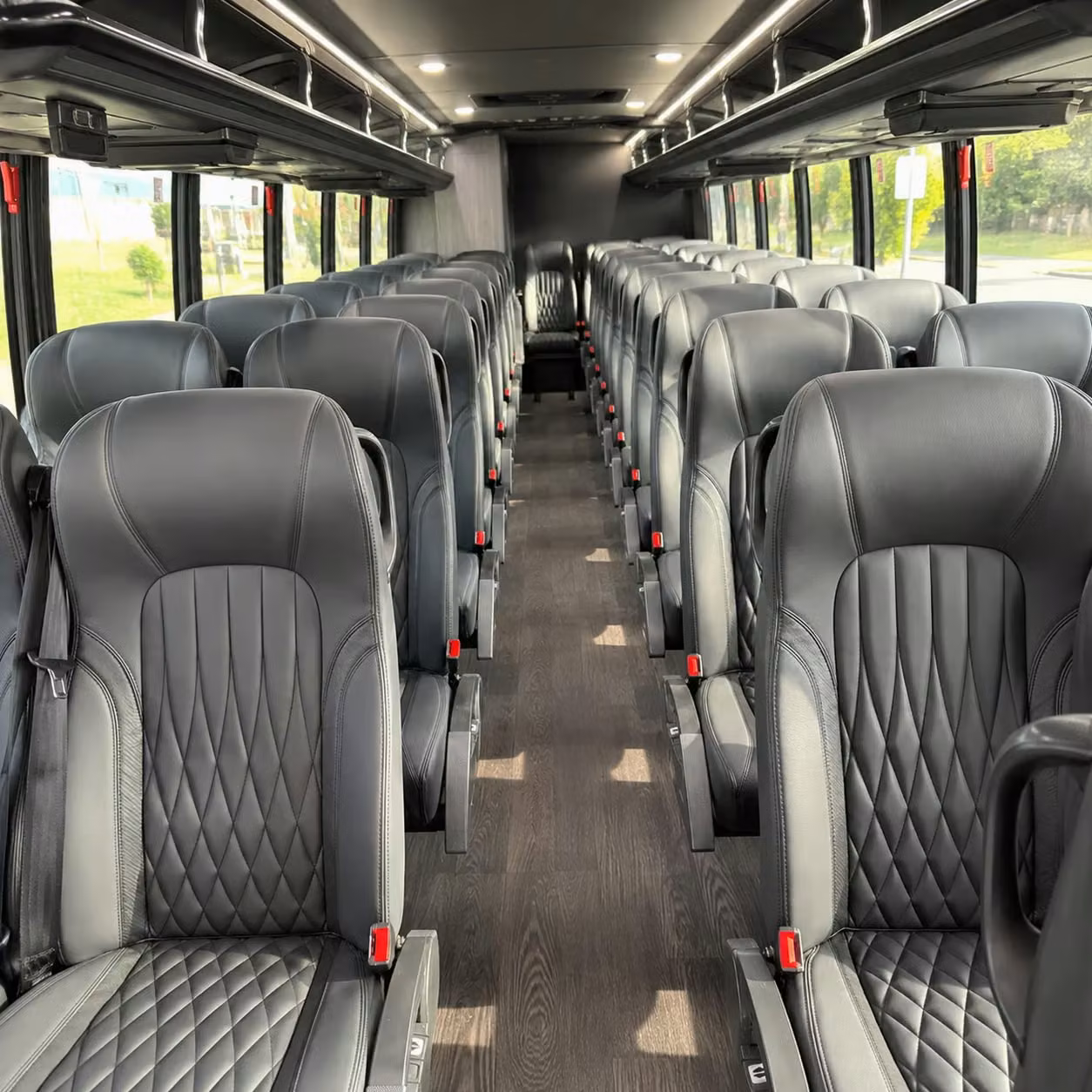 35 passenger minibus inside