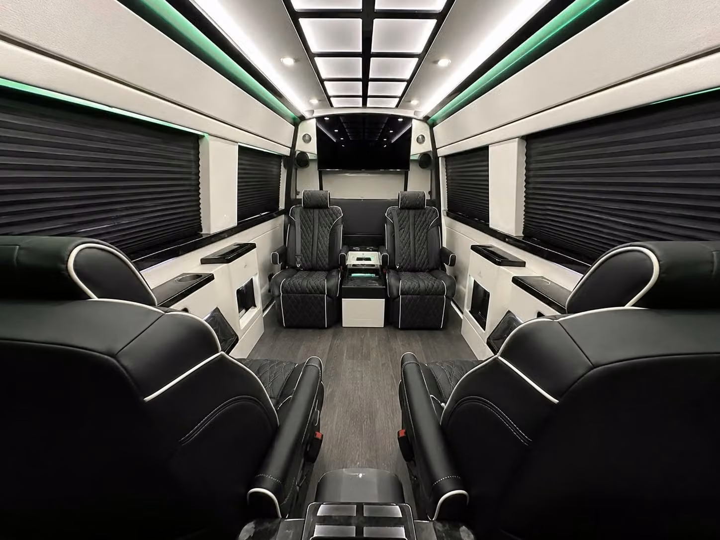 sprinter van with driver inside